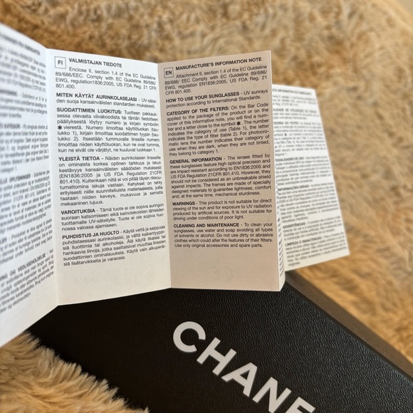 CHANEL 4124 Black Sunglasses with Case - Picture 15 of 15